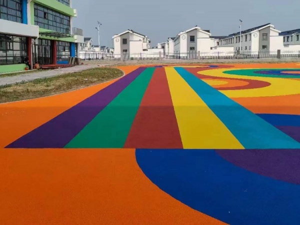 来宾市橡胶跑道塑胶地坪 - 一站式服务